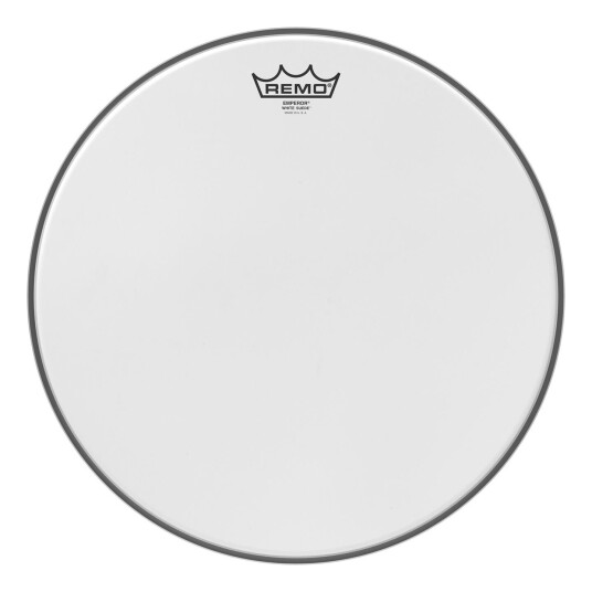Remo Be-0815-Ws Hvit Suede Emperor 15" Diameter