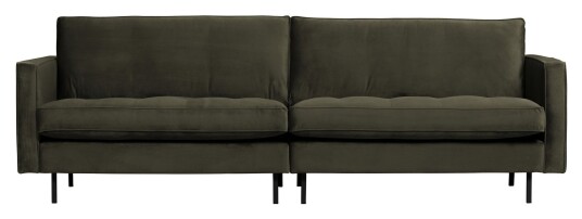 BePureHome Rodeo Classic 3-seter. Sofa - Mørk Grønn Velur