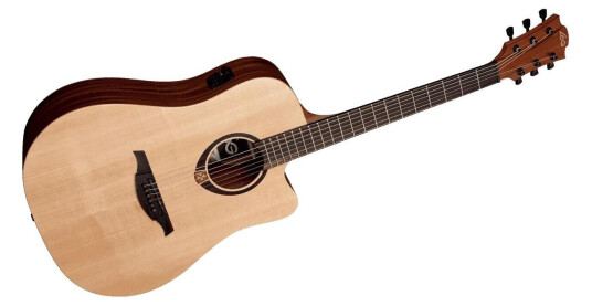 Lag Guitars Gla T70dce Dreadnought Cutaway Electro