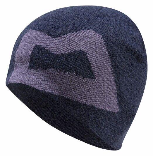 Mountain Equipment Branded Knitted Beanie Cosmos/welshslate O/s O/S