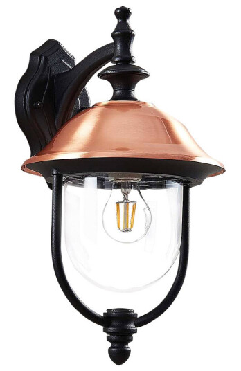 Lindby Clint utendørs vegglampe, hengende lanterne Lindby Clint utendørs vegglampe, hengende lanterne