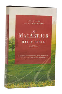 MacArthur, John F. The NKJV, MacArthur Daily Bible, 2nd Edition, Hardcover, Comfort Print