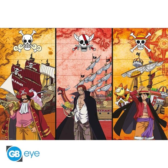 One Piece Plakat Captains & Boats One Piece Plakat Captains & Boats