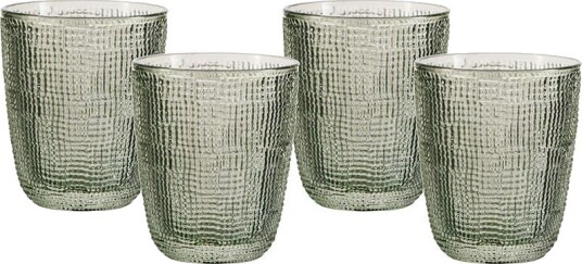 Seasons Fall Collection Vannglass 310ml 4pk Grønn Seasons Fall Collection Vannglass 310ml 4pk Grønn