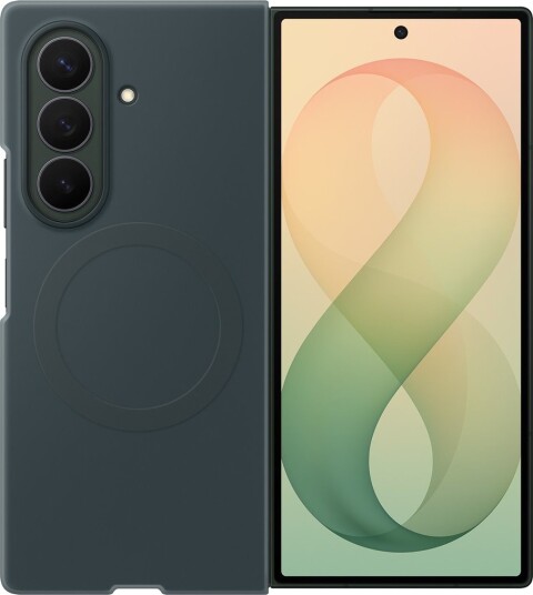 Samsung Galaxy Z Fold8 Ultra Silikon Magnetdeksel - Techno Green Samsung Galaxy Z Fold8 Ultra Silikon Magnetdeksel - Techno Green