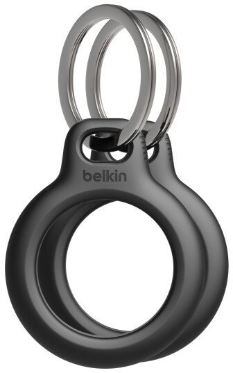 Belkin Secure AirTag-holdersett med nøkkelring 2-pakning Svart Belkin Secure AirTag-holdersett med nøkkelring 2-pakning Svart