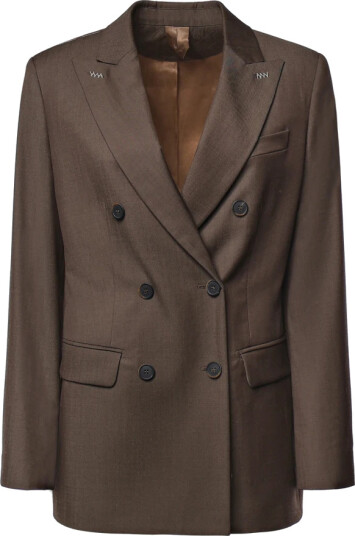 Max Mara Dame Jakker Brun XS,