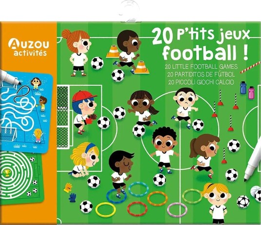 Auzou Activity Cards 20 Football Games Multi/patterned ONE SIZE