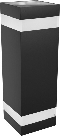Spectrum 18W Torre ring vegglampe IP54 utendørs CCT firkantet 3 lysfarger sort opp/ned inkl. lyskilde Dimbar : Ikke dimbar Kulør : CCT Varm til Kald Hvit Spectrum 18W Torre ring vegglampe IP54 utendørs CCT firkantet 3 lysfarger sort opp/ned inkl. lyskilde Dimbar : Ikke dimbar Kulør : CCT Varm til Kald Hvit