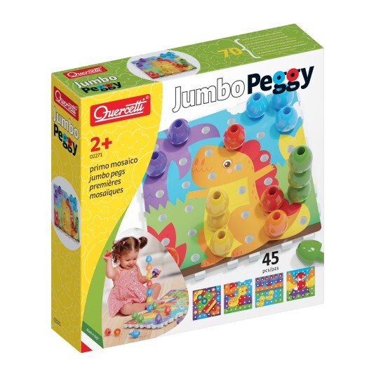 Quercetti Jumbo Peggy (45 pcs)