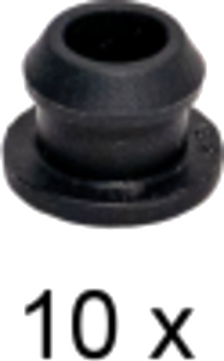 Gummiprok 8 mm. Pakke med 10 stk.