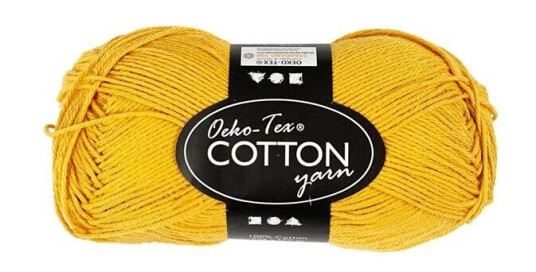 Creativ Company Cotton yarn Curry 50gr 170m Creativ Company Cotton yarn Curry 50gr 170m