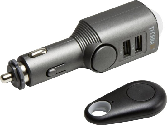 Technaxx TX-100 Bilalarm med Fjernkontroll og Lader Svart Technaxx TX-100 Bilalarm med Fjernkontroll og Lader Svart