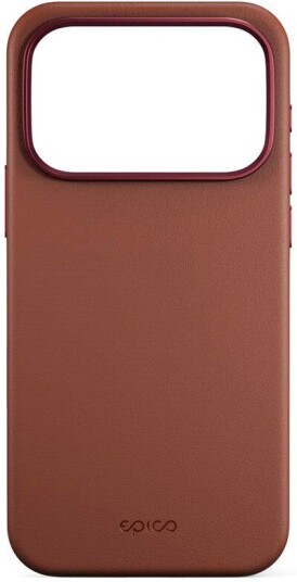 iPhone 17 Pro Max Epico Leather Pro Mag+ Deksel MagSafe Kompatibel Brun