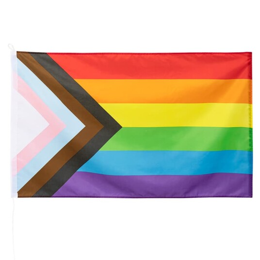 Stort Pride LGBTQ+ Regnbue Flagg 90x150 cm