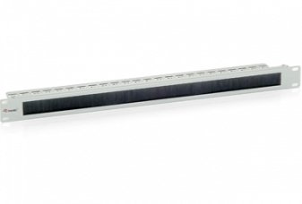 Equip 327411 Børstepanel Sort 1U 48,3 Cm (19") 44 Mm 92,3 Mm