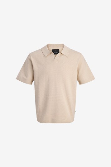 Jack & Jones   Pullover jprBlamilano Spring Split Neck SS S   Beige