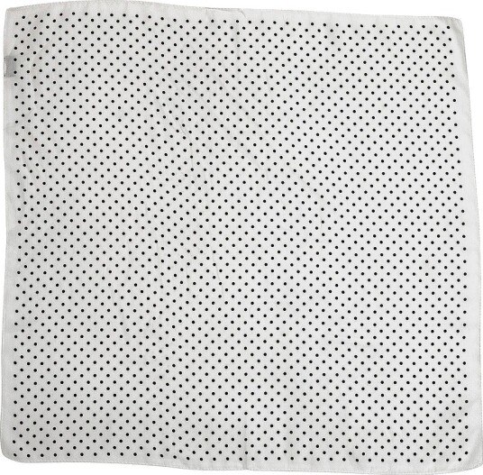 BOW19 Details Skjerf Dot Scarf Hvit
