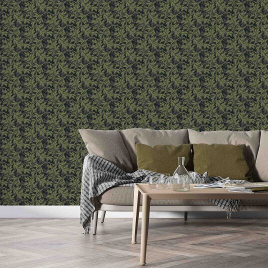 Namly Design Tapet Grønn Botanisk Eleganse WPPRSS2509026173