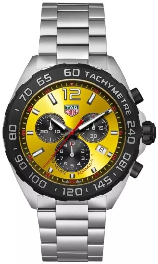 TAG Heuer Herreklokke CAZ101AM.BA0842 Formula 1 Chronograph Gul/Stål TAG Heuer Herreklokke CAZ101AM.BA0842 Formula 1 Chronograph Gul/Stål