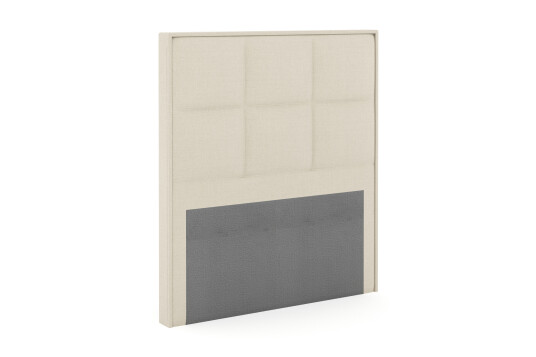 Rutet Sengegavl Choice 120 cm Beige