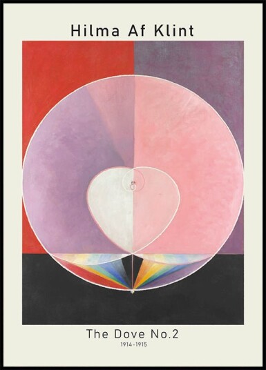 Hilma Af Klint   The Dove No. 2 Plakat Plakat / 100x150cm
