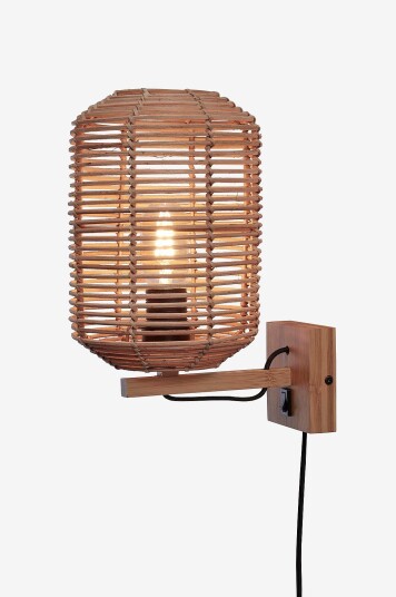 Good&Mojo   Vegglampe Tanami 18x25 cm Natur