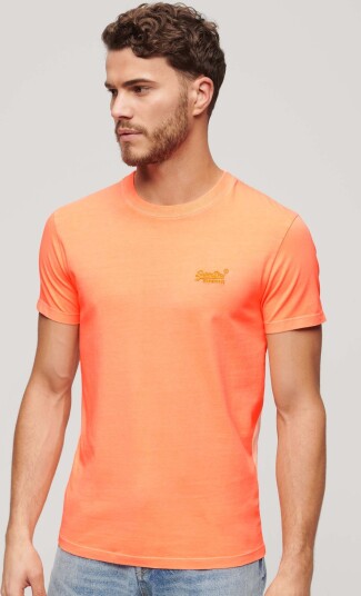Superdry Essential Logo Emb Neon Tee Orange XXXL Superdry Essential Logo Emb Neon Tee Orange XXXL