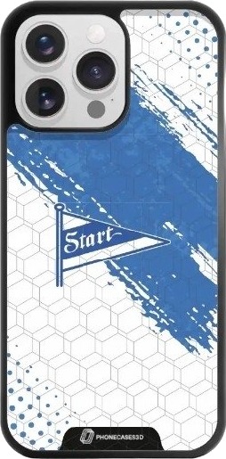 Phonecases3D iPhone 16 Pro Max IK Start 3D mobildeksel, svart