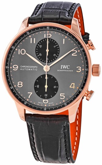 IWC Herreklokke IW371610 Portuguese Grå/Lær Ø41 mm IWC Herreklokke IW371610 Portuguese Grå/Lær Ø41 mm