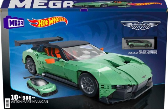 Mega Bloks Hot Wheels Collector Aston Martin Byggesett 10+ År