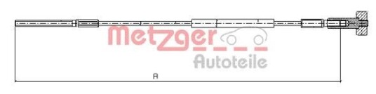 Metzger Tautrekk parkeringsbrems METZGER 11.5936
