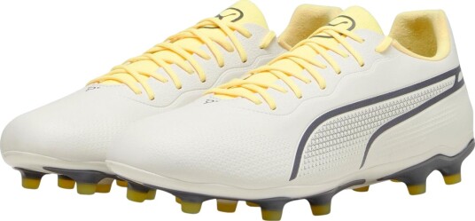 PUMA King Pro FG/AG Fotballsko Hvit 46,5