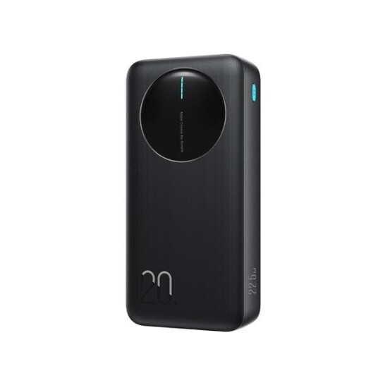Joyroom Pro Powerbank 20000mAh 22,5W med Digital Skjerm og USB-C Svart