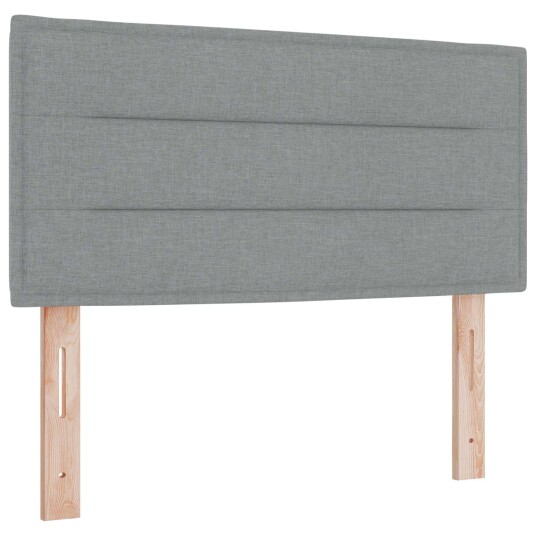 LED hodegjerd linjer design lys grå 100 cm stoff