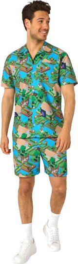 Oppo Merchandise Group OppoSuits Minecraft Overworld Shorts Kostyme X-Large SCOM-1036-XL