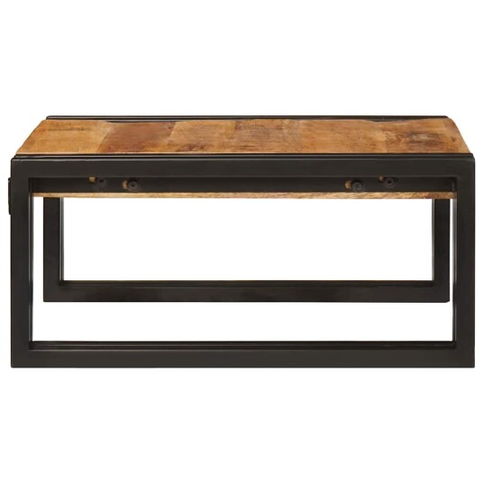 Badehylle med hylle 40 x 50 x 23 cm Massiv mango tre jern