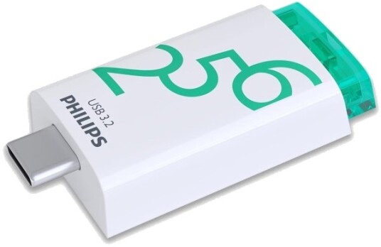 Philips Click Series USB-C Minnepinne 256 GB Hvit