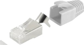 Shiverpeaks Bs72067 Gr Rj45 Grå Cat7a Gull