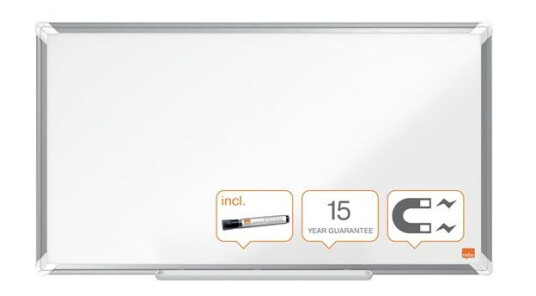 Nobo Premium Plus Widescreen Lakkert Magnetisk Whiteboard 32" 71x40cm