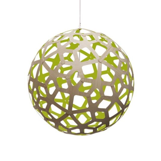 David Trubridge Korall Taklampe Ø120 Lime David Trubridge Korall Taklampe Ø120 Lime