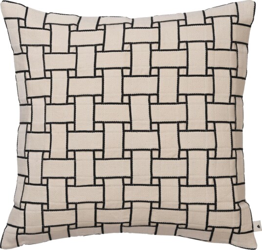 Lattice Pute 50x50 cm Off white/Sort Lattice Pute 50x50 cm Off white/Sort
