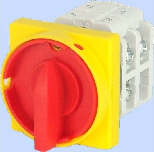 Elektromet Kamkobler 0 1 3P 25A Med Frontplate Luk 25 15 Ip65 922558