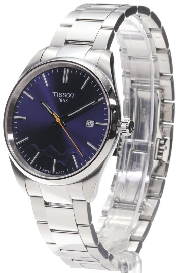 Tissot Herreklokke T150.410.11.041.02 PR 100 Jungfraubahn Blå/Stål