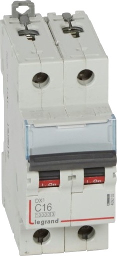 Legrand 5 stk DX3 MCB automatsikring C16 2P 2M 10/16kA Legrand 5 stk DX3 MCB automatsikring C16 2P 2M 10/16kA