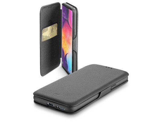 Mobilveske Med Kortspor Cellular Line Galaxy S24 Wallet Book Agenda, Svart