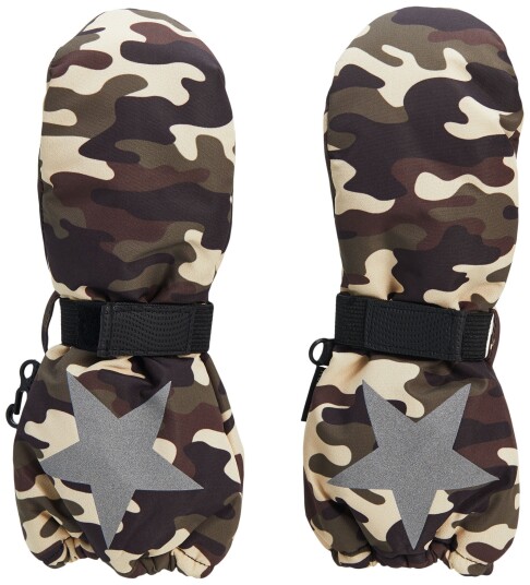 Nordbjørn Stalon Votter Camo Star 6-8 år