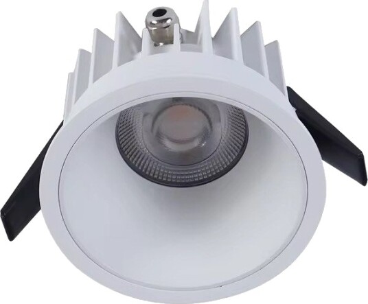 Ledlife 10W Ø8,5cm DimToWarm innfellingsspot RA94 Hull: Ø7,5 cm Mål: Ø8,5 cm Hvit kant