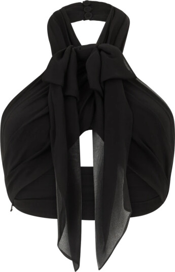 Moschino Dame Topper Svart XS,
