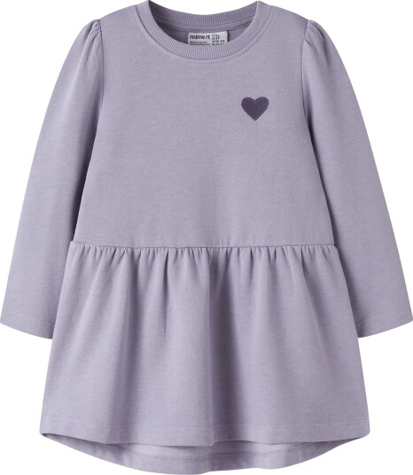 Name It Nmfvima Ls Swe Dress Bru Purple 110
